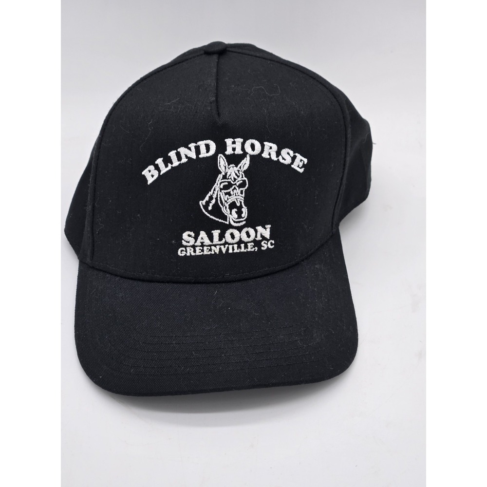 Blind Horse Saloon Greenville SC Snapback Hat Black Otto Cap Embroidered Bar